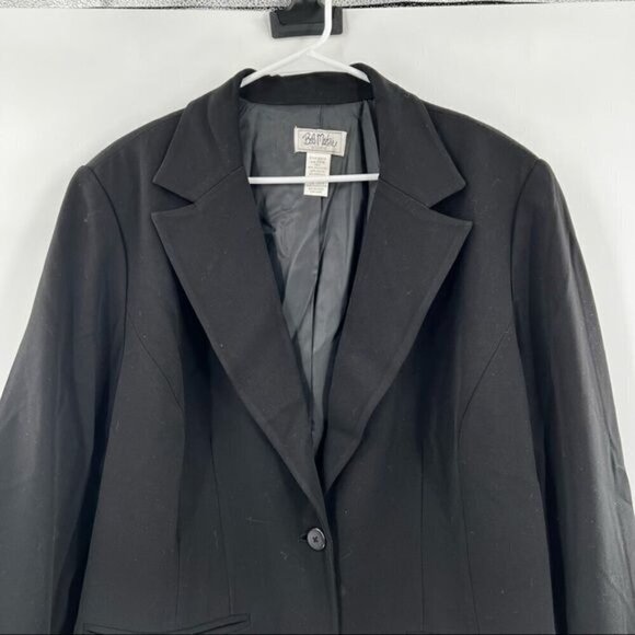 Bob Mackie black blazer jacket size 20w - Picture 2 of 10